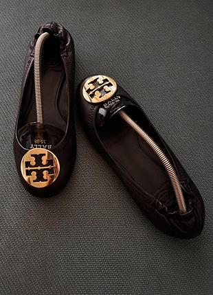 Кожаные балетки tory burch, оригинал