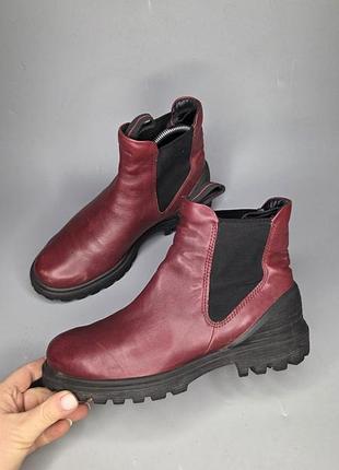 Кожаные ботинки clarks