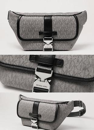 Michael kors hudson signature logo sling pack / мк мужская сумка| оригинал | one size