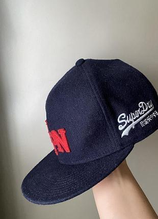 Кепка  бейсболка шерстяная из шерсти шерсть wool бейсболка superdry