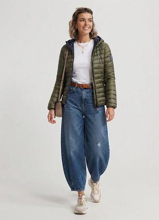 Броендova пуховая куртка superdry хаки, пуховик s / 10, 42-44