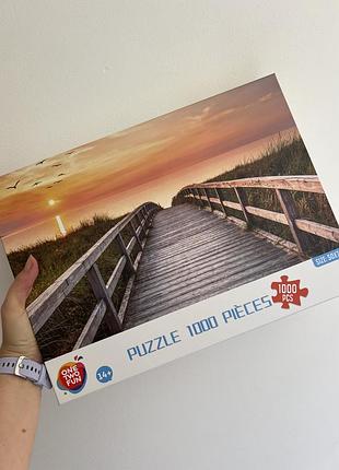 Пазли 1000 деталей 50×70 см «захід сонця» — one two fun