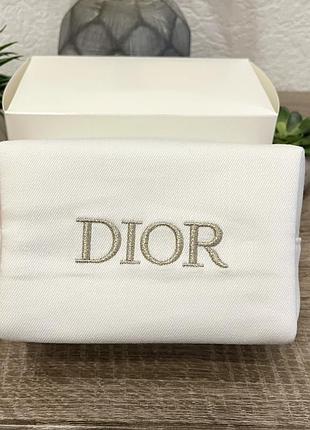 Біла косметичка  в коробці dior🌸 2