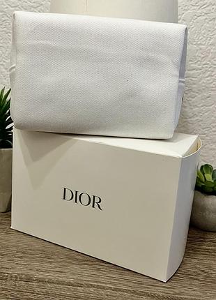 Біла косметичка  в коробці dior🌸 3