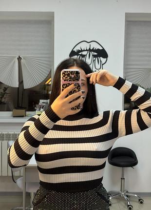 Водолазка жіноча bershka кроп топ гольф