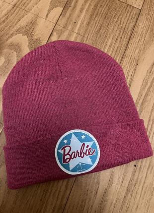 Рожева шапка барбі дитяча для дівчинки one size barbie