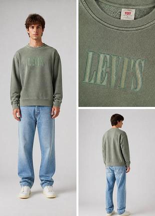 Свитшот levi’s / світшот левіс чоловічий бавовняний повсякденний | оригінал | m, l, xl