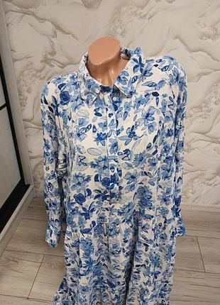 Стильное платье вискоза h&amp;m 52-54р 2