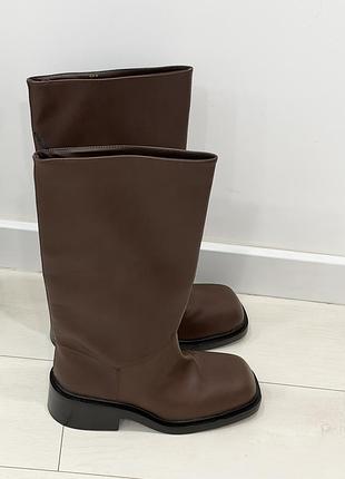 Чоботи жіночі h&m  boots коричневі 5