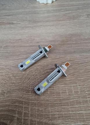 Светодиодные led лампы maxgtrs h1 (белые, 6500k) - новые, супер яркие