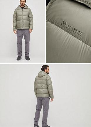 Marmot guides down hoody-vest / marmot мужской пуховик с капюшоном оригинал m l xl