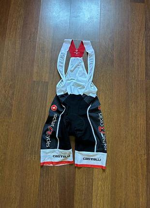 Castelli cycling velo bib shorts вело одяг чоловічий спортивні труси шорти оригінал б у