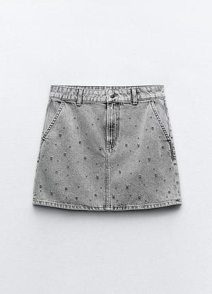 Джинсова спідничка від zara