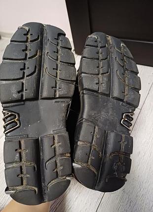 Кожаные кроссовки new rock nomada negro 6