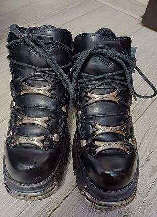 Кожаные кроссовки new rock nomada negro 3
