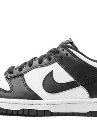 Кроссовки женские nike dunk low retro white/black cw1590-100