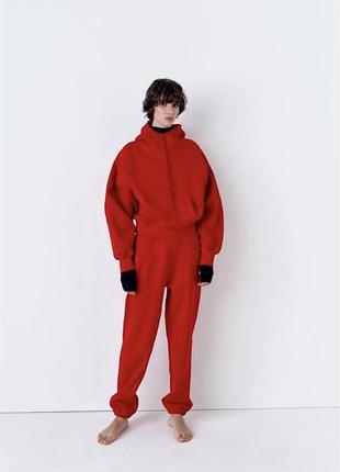 Спортивний костюм жіночий zara червоний