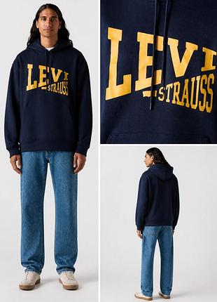 Худи levi’s relaxed graphic hoodie / худи левис графическое оверсайз | оригинал | m, l, xl