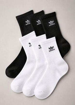 Носки adidas originals / адедас набор 6 пар мужские спортивные | оригинал | l