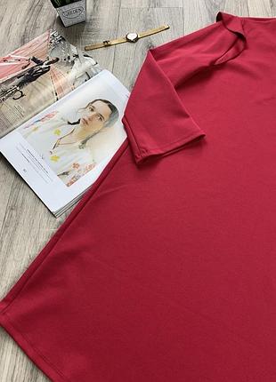 Малинова сукня mango 3