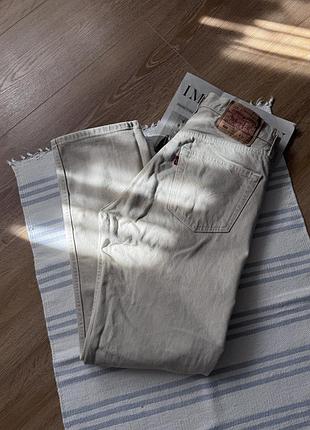 Прямі бежеві джинси levi’s