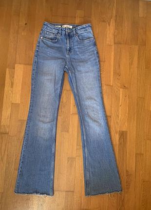 Жіночі кльош джинси flared jeans mango висока посадка/стан ідеальний, носила дуже мало