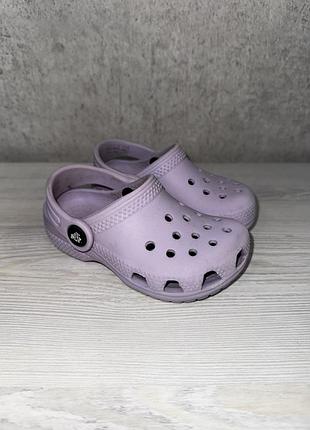 Сабо crocs, кроксы crocs на девочку, crocs c7