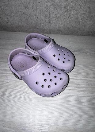 Сабо crocs, кроксы crocs на девочку, crocs c7 2