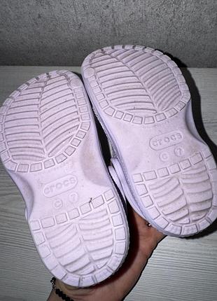 Сабо crocs, кроксы crocs на девочку, crocs c7 9