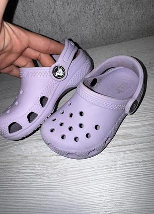 Сабо crocs, кроксы crocs на девочку, crocs c7 7