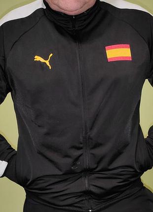 Спорт оригинал олимпийка кофта мастерка puma euro track jacket.испании.л-хл