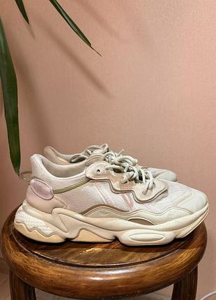 Кроссовки adidas ozweego мятно зеленые