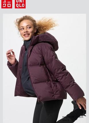 Теплый бесшовный пуховик seamless uniqlo