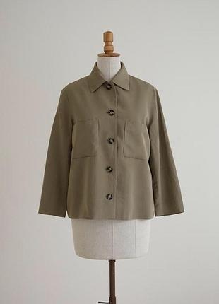 Стильний піджак-сорочка massimo dutti