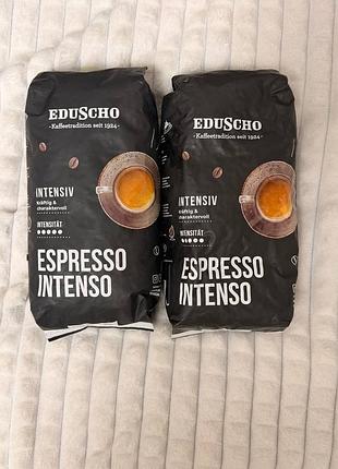 Кава в зернах eduscho espresso intenso, 1 кг