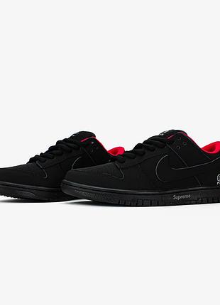 Nike sb dunk low x supreme 94 "black"👕 3
