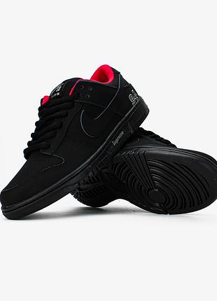 Nike sb dunk low x supreme 94 "black"👕 2