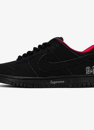 Nike sb dunk low x supreme 94 "black"👕 4