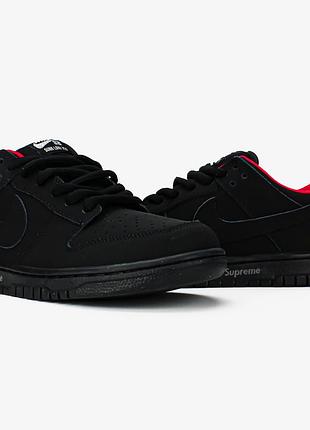 Nike sb dunk low x supreme 94 "black"👕 5