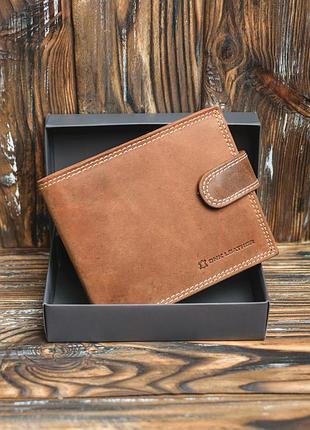 Гаманець чоловічий dnk leather dnk-n992l-chm-cognac світло-коричневий