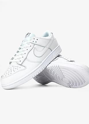 Nike dunk low "full white"👕 9