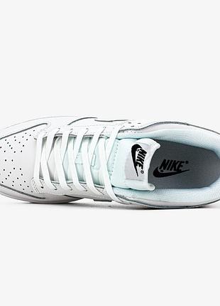 Nike dunk low "full white"👕 4