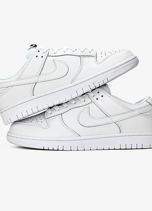 Nike dunk low "full white"👕 10