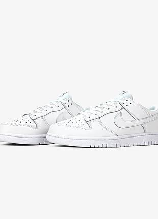 Nike dunk low "full white"👕 2