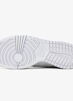 Nike dunk low "full white"👕 8