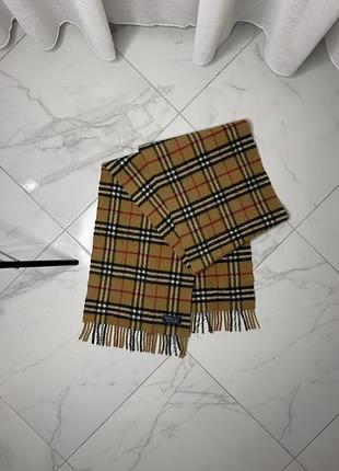 Оригінальний вінтажний шарф burberrys 100% lambswool (made in england)