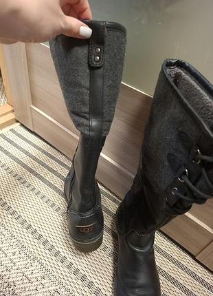 Демисезонные высокие сапоги ugg. 2