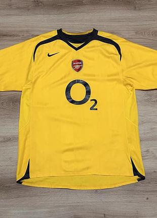 Вінтажна джерсі nike arsenal  2005 - 2006 виїзна футбольна форма арсенал