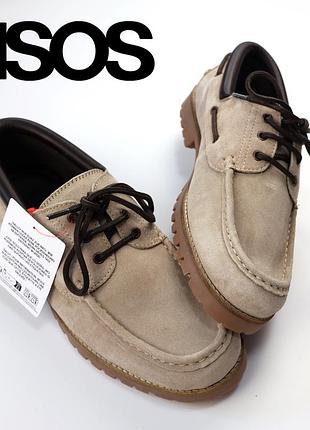 👾 туфлі з натуральної замші asos