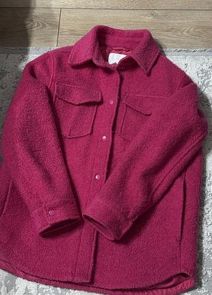 Теплая рубашка h&amp;m